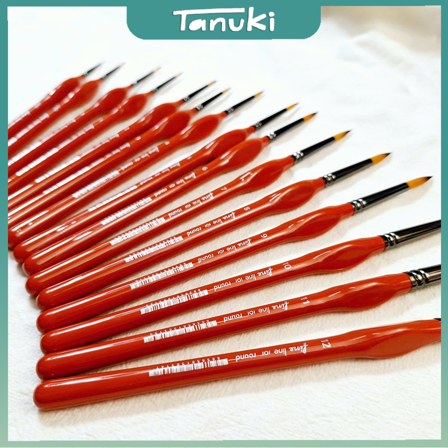 [TANUKI ART] แปรงสีน้ําไฟน์ไลน์