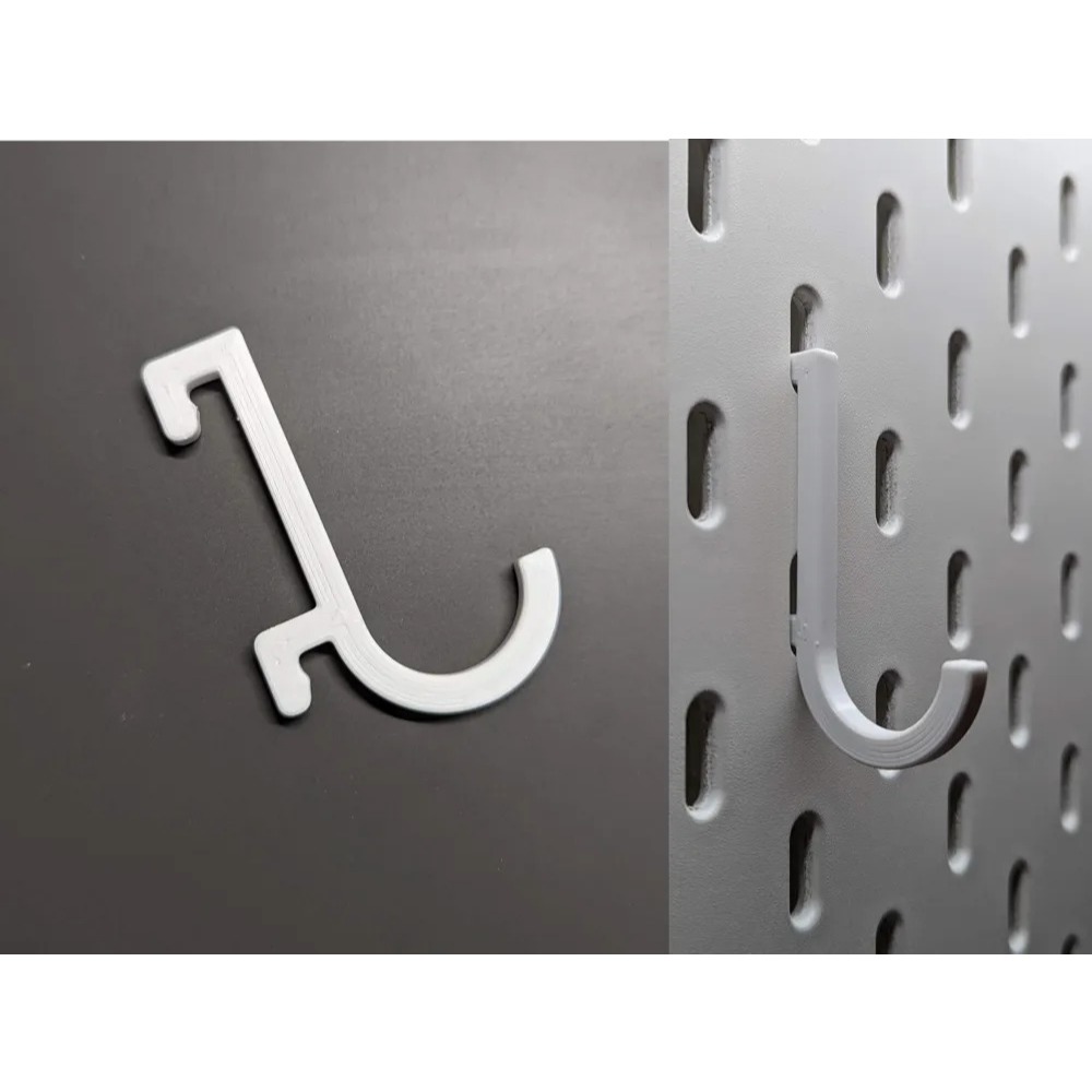 อุปกรณ์เสริม Pegboard, กระดานเจาะรูติดผนัง, ไม้แขวนเสื้อ Pegboard