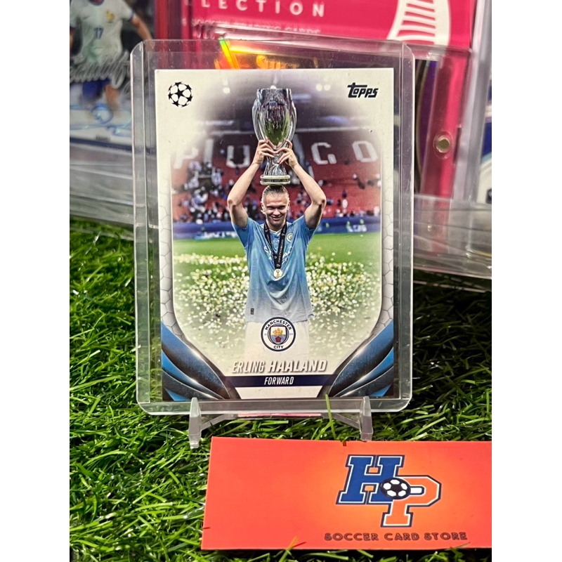 Erling Haaland Variation Topps UCC 2023/24 การ์ดฟุตบอล