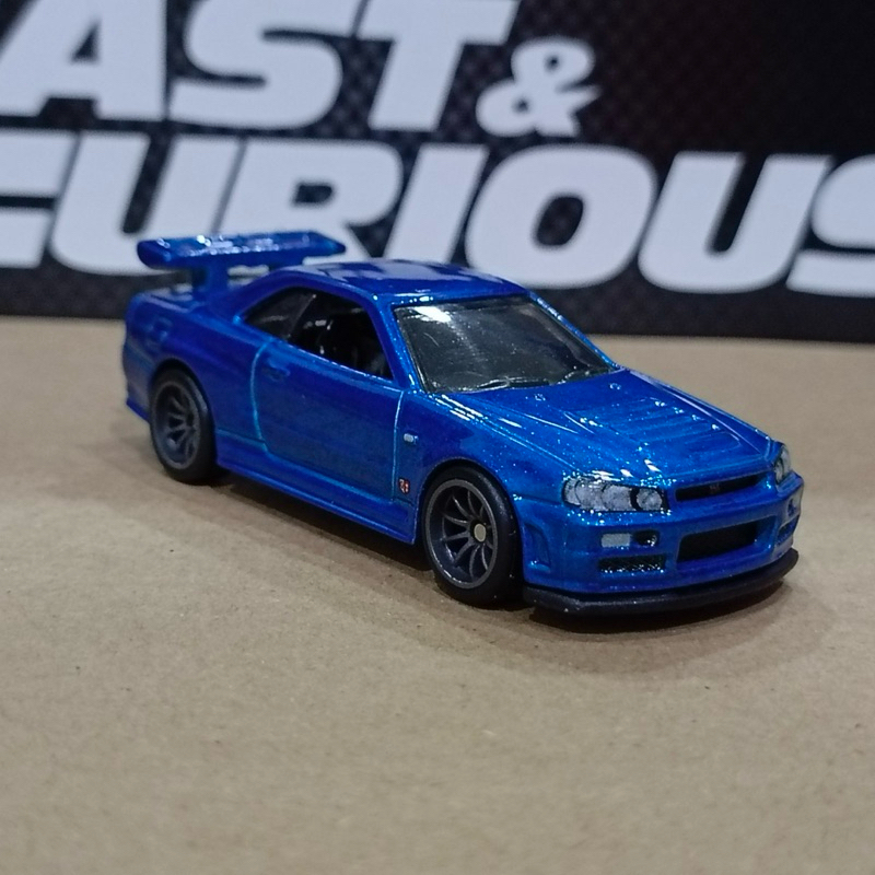 LOOSE Hot Wheels Premium Fast & Furious Nissan Skyline GT-R R34 รถโมเดล