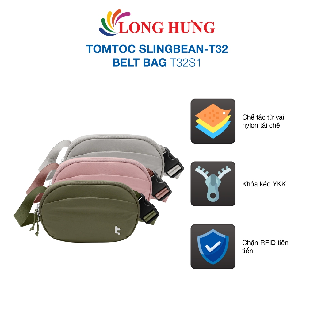 Tomtoc SlingBean-T32 Belt Bag T32S1 - สินค้าของแท้
