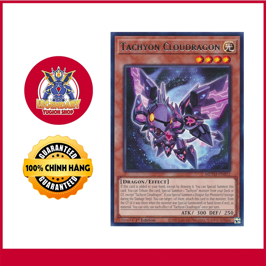 [การ์ด Yugioh ดั้งเดิม] Tachyon Cloudragon