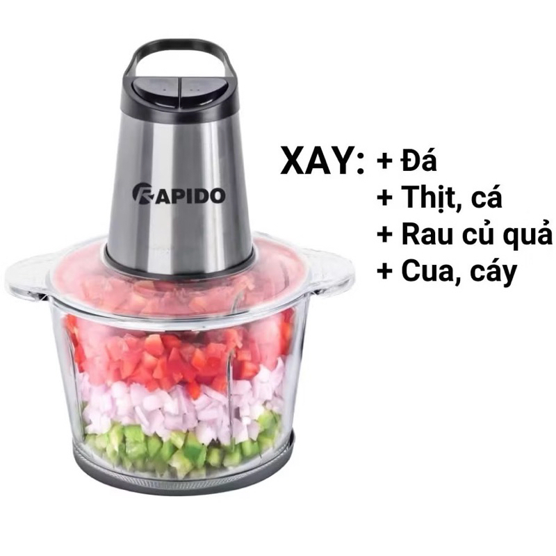 Rapido เครื่องบดเนื้อ Rapido เครื่องบดมัลติฟังก์ชั่น