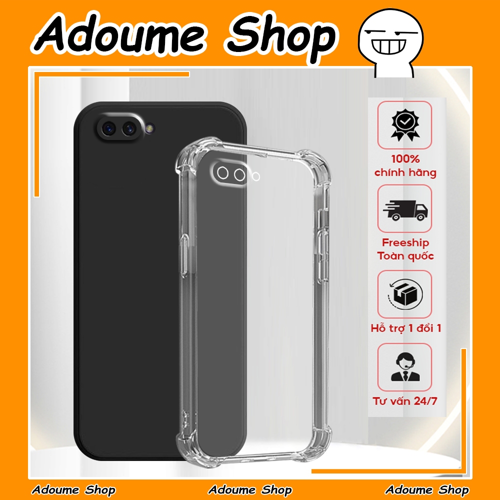 เคส Oppo A3s / Oppo A1k กันกระแทก โปร่งใส กันกล้อง