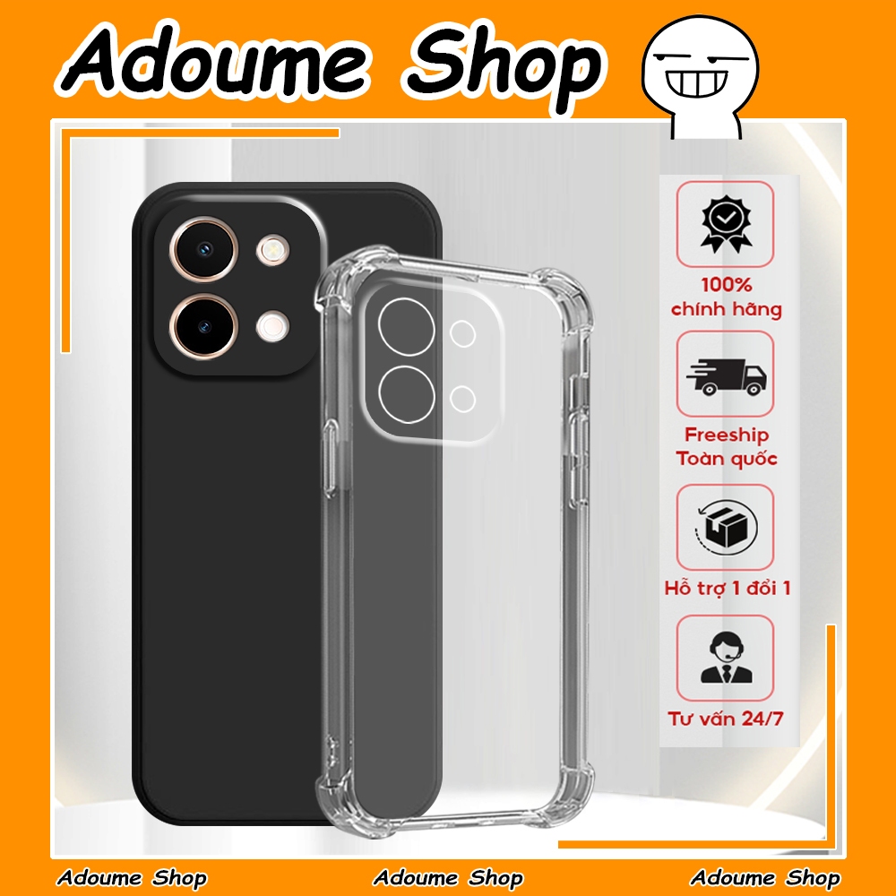 เคส Vivo Y28 กันกระแทก โปร่งใส กันกล้อง