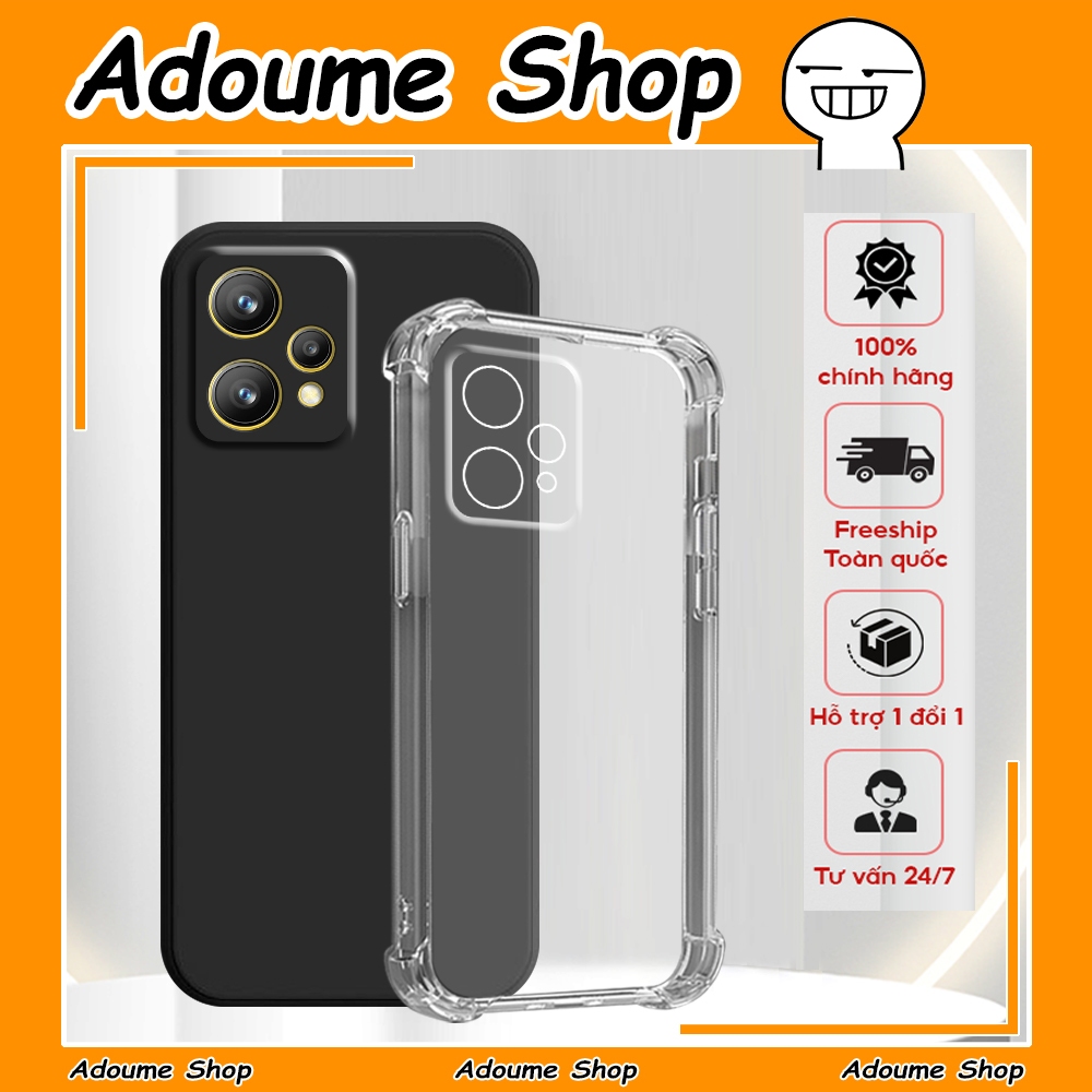 เคส Realme 9 4G / 9i / 9 Pro / 9 Pro+ กันกระแทก โปร่งใส ป้องกันกล้อง