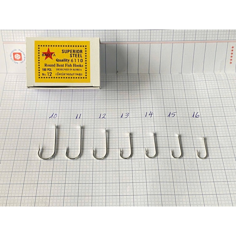 (HOT)BAOTA 6110 Carbon Steel Fishing Hook Box_Fishing Hook.