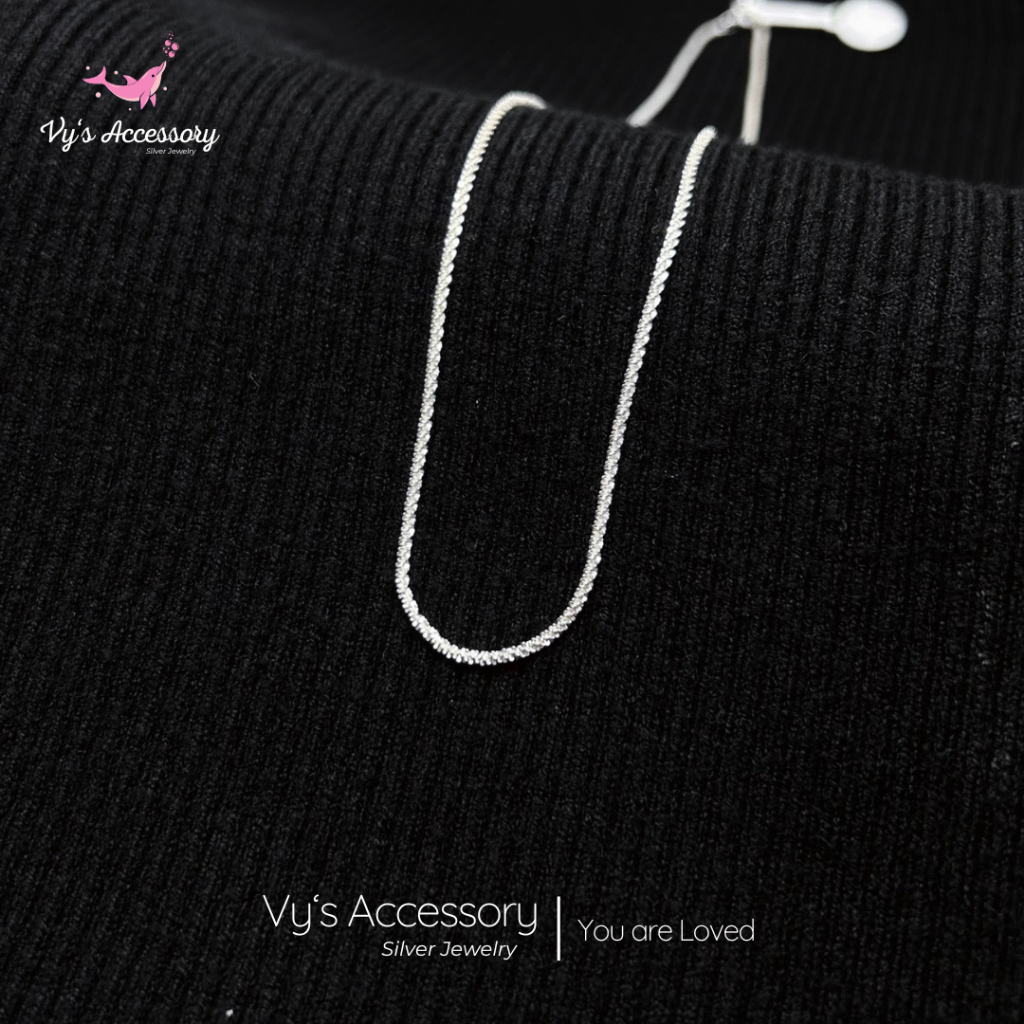 Vys Accessory DR06 สร้อยคอเงินธรรมดา