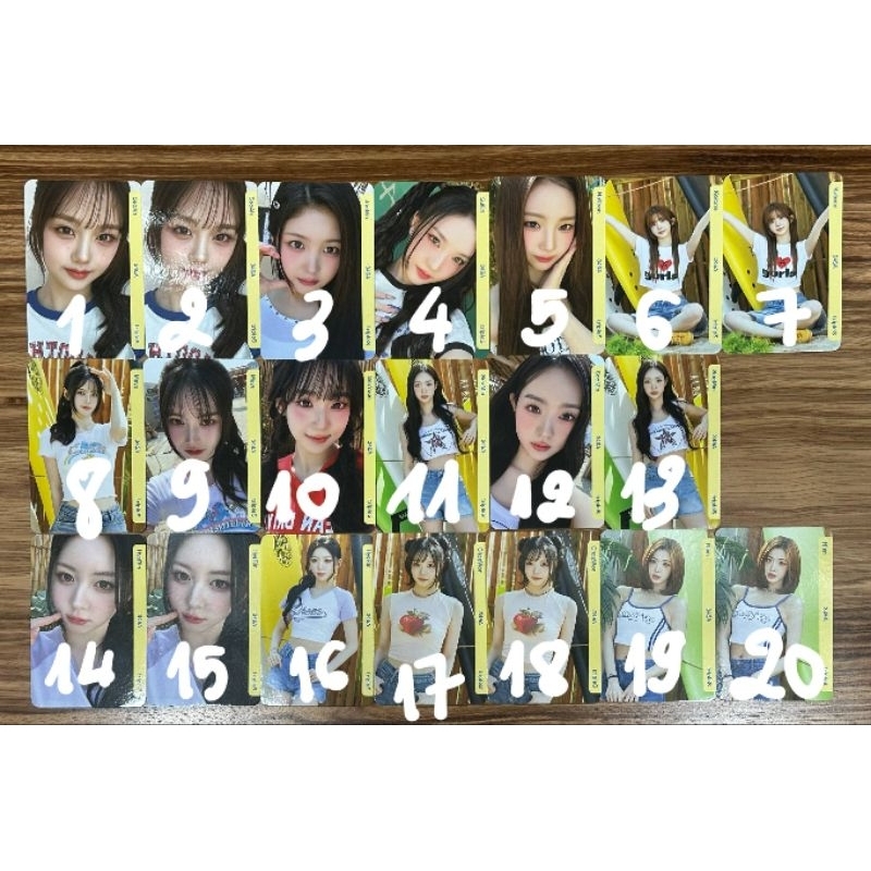 OBJEKT PHYS ของแท้ SCAN TRIPLES SEOYON HYERIN NIEN KOTONE CHAEWON SULLIN JOOBIN HAYEON SOOMIN E345 E