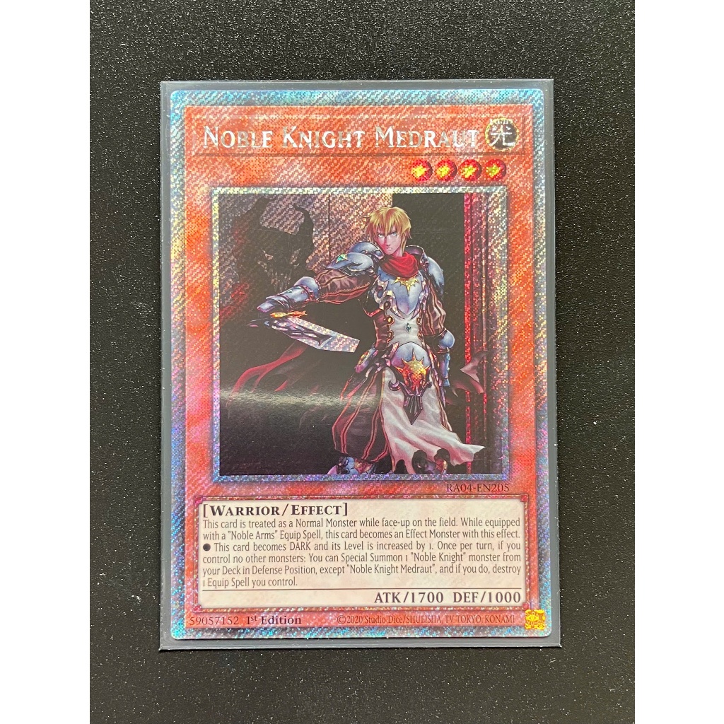 YMS - [การ์ด Yugioh] - [TCG-UK] - RA04-EN205 - Noble Knight Medraut - Platinum Secret Rare 1st Editi