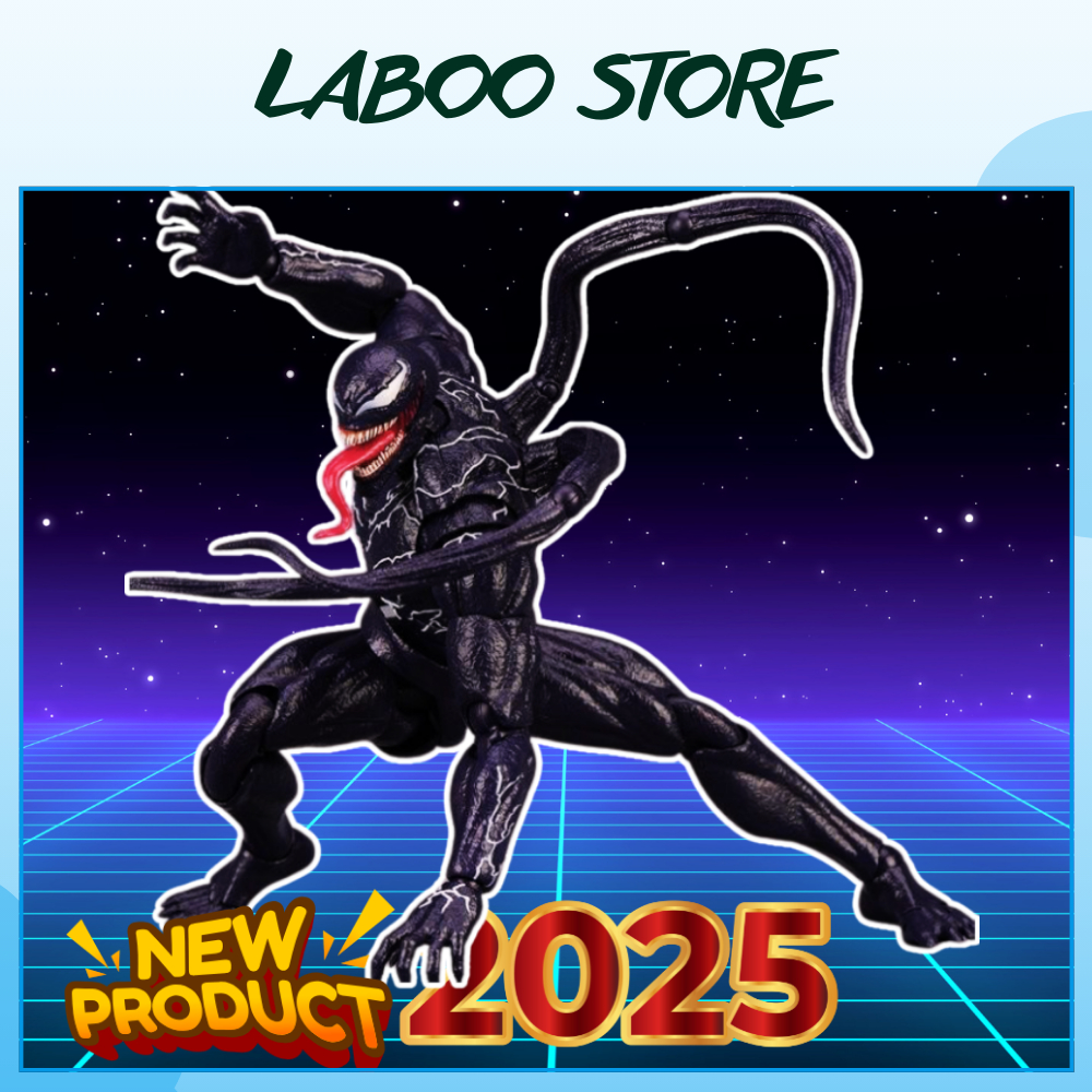 ใหม่ SHF พิษพิษรุ่น canage marvel Spiderman revotech ของเล่น Spiderman พร้อมข้อต่อเคลื่อนย้ายตกแต่งส