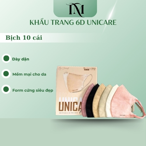 (TYPE 1) 6D PRO UNICARE MASK ผลิตภัณฑ์ UNI MASK ของแท้คุณภาพสูง