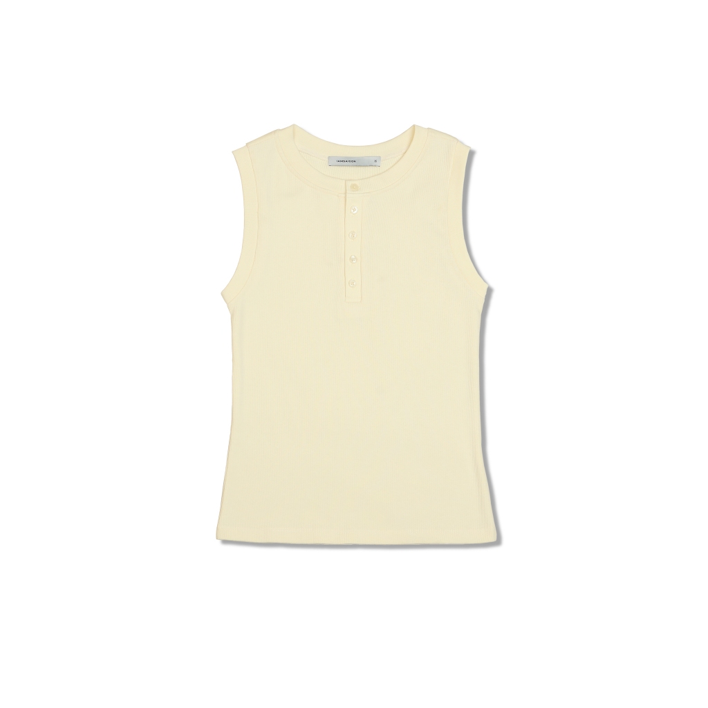 เสื้อใต้วงแขนติดกระดุม -HENLEY TANK TOP SS25 - iamsaigon