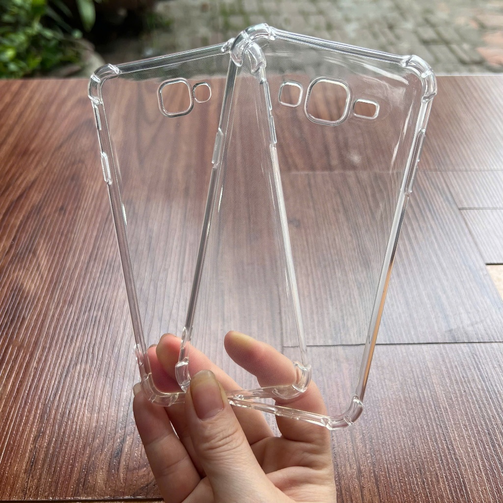 เคส Samsung J7 2015, J7 Neo 2017, J7 Prime ซิลิโคนใส และกันกระแทก 4 มุม
