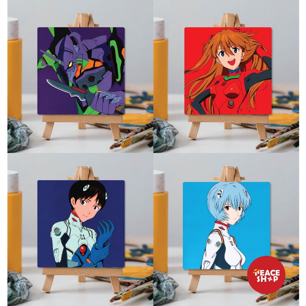 Neon Genesis Evangelion ภาพวาดผ้าใบโปสเตอร์อะนิเมะมังงะ Neon Genesis Evangelion ตกแต่งบ้าน VC04