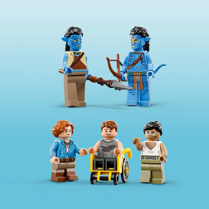 มินิฟิกเกอร์ LEGO ชุด 5 ชิ้น จาก LEGO 75573 ชุด – ภูเขาลอยน้ํา (รวม)