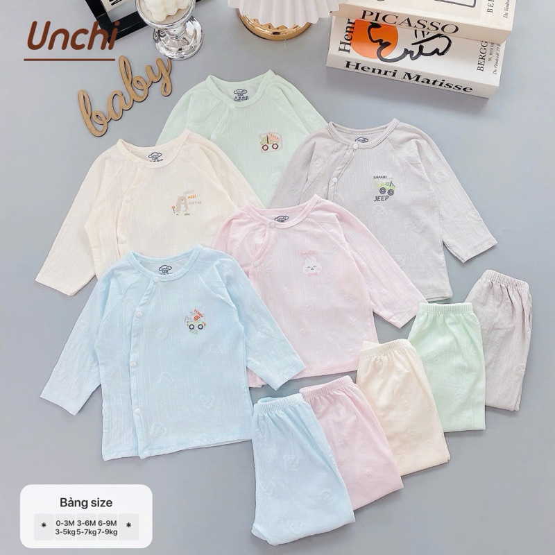 ชุดเสื้อผ้าเด็กแขนยาว Unchi petit นุ่มนูน UCD05