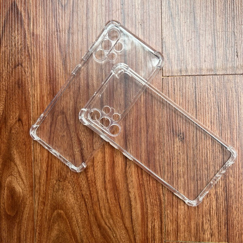 เคสซิลิโคนยืดหยุ่นสําหรับ Samsung A325F/ A325M โปร่งใสและกันกระแทก 4 มุม