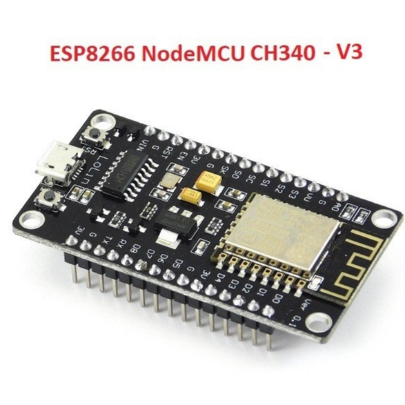 NodeMCU ESP8266 CH340 V3 วงจรพัฒนารับส่งสัญญาณ Wifi Type C