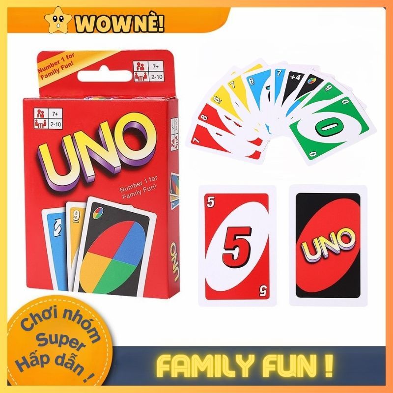 Uno Boardgame 108 การ์ดพื้นฐานกระดาษหนาของเล่นเด็กเกมกลุ่มเพื่อบรรเทาความเครียดและความบันเทิง