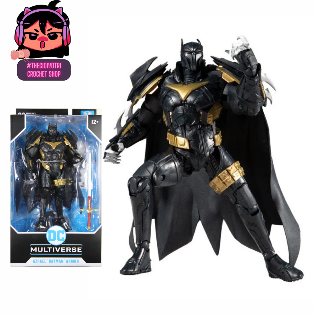 MCFARLANE (AUTHENTIC) คุณภาพสูง ACTION FIGURE "AZRAEL BATMAN ARMOR - CRUSE OF THE WHITE KNIGHT" (2ND
