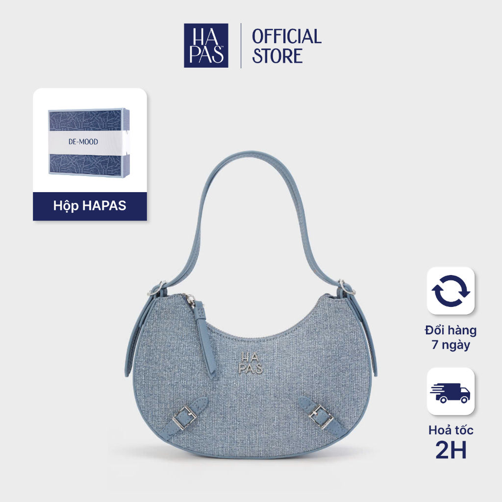 [จัดส่งรวดเร็วถึง HCM] Cozy HAPAS Womens Jean Shoulder Crossbody Bag