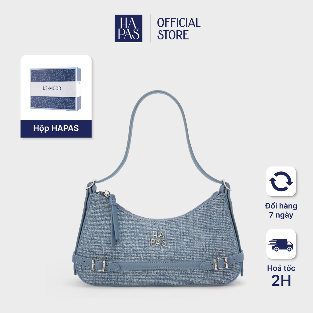 [จัดส่งรวดเร็วถึง HCM] กระเป๋าถือยีนส์ผู้หญิง Dreamy HAPAS