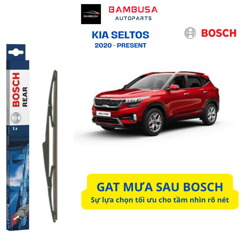 ที่ปัดน้ําฝนด้านหลังสําหรับ KIA SELTOS - ของแท้ BOSCH H290 (2020 - ปัจจุบัน)