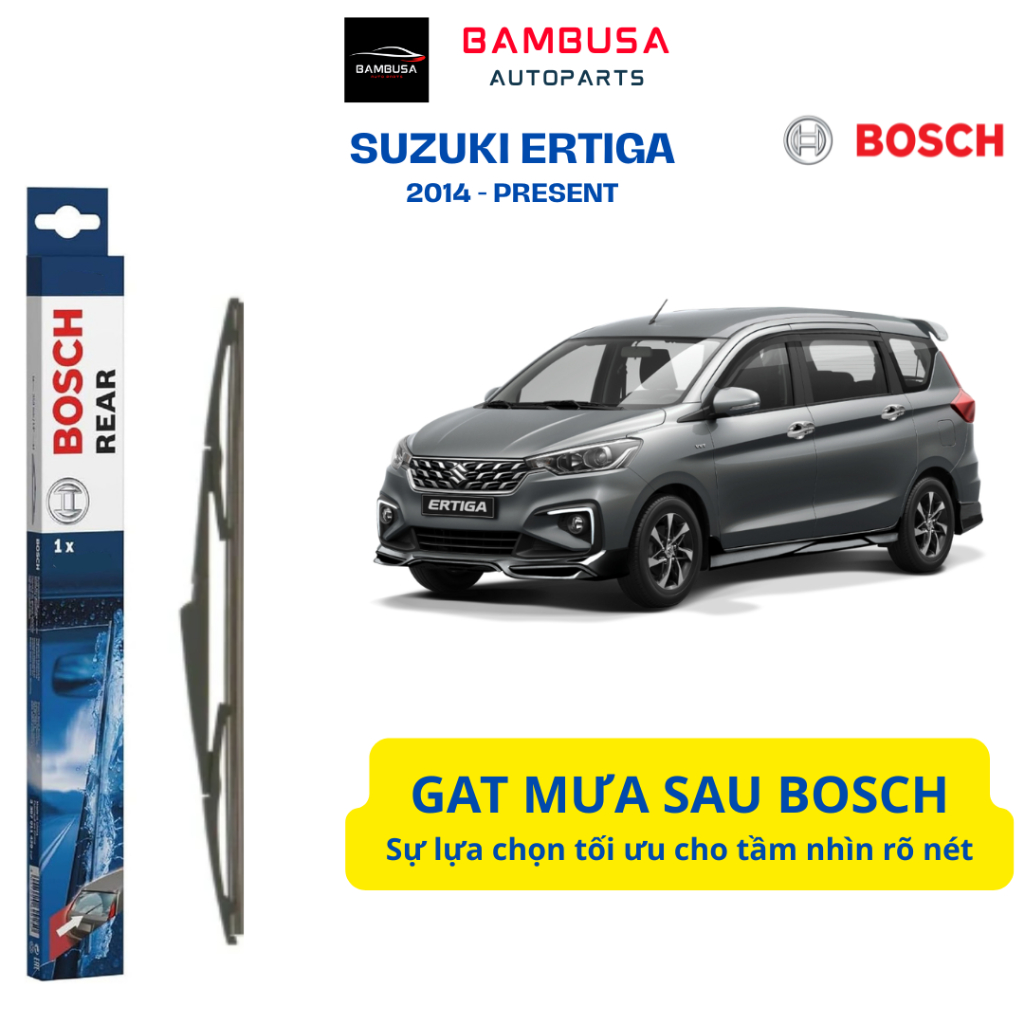 ที่ปัดน้ําฝนด้านหลังสําหรับ SUZUKI ERTIGA - BOSCH H307 H309 H290 (2014 – ปัจจุบัน)
