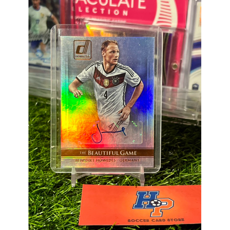 Benedikt Howedes Football Card ลายเซ็นเกมที่สวยงาม Panini Donruss 2015