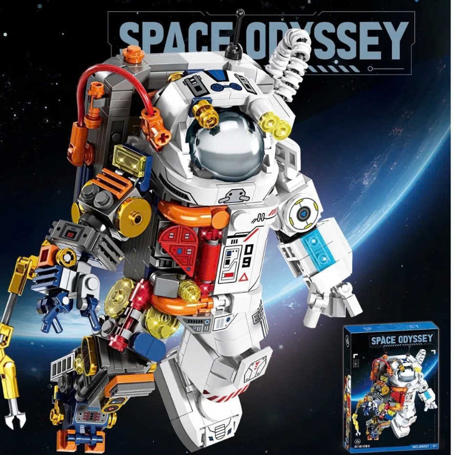 ของเล่น Le.go ประกอบนักบินอวกาศ Space Odyssey รุ่น 600 รายละเอียด mymDickeyshop