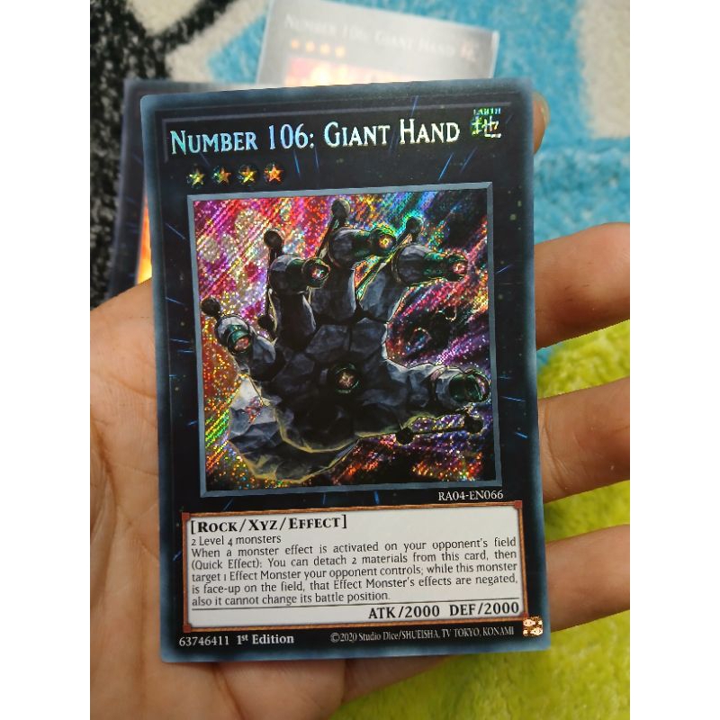 [Yugioh Bien Hoa Store] การ์ด 1 ใบ หมายเลข 106: มือยักษ์ - RA04-EN066