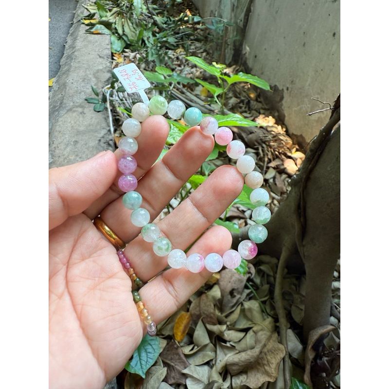 (A12)(7,6-7,8mm)สร้อยข้อมือ Turong Vi Tourmalin