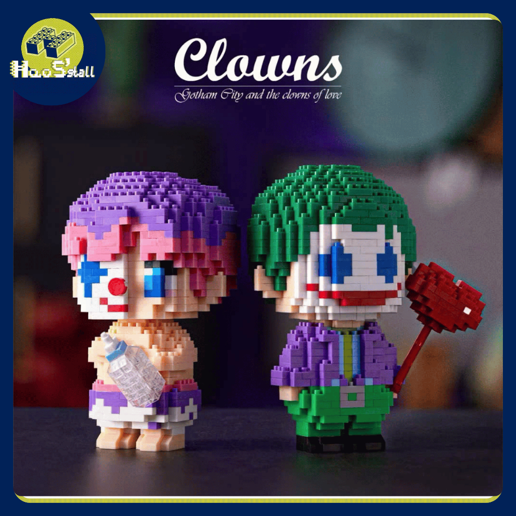 FIRE JOKER ของเล่นประกอบ - รุ่น Nanoblock 3D