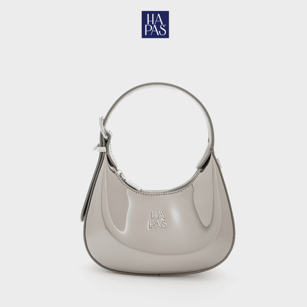 Cerlin HAPAS กระเป๋าถือสตรี Silver Metallic Mirror Size 22 - TXT241012