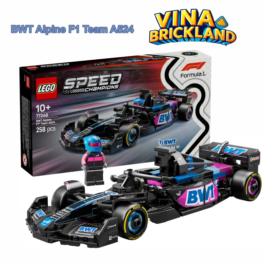 ชุด LEGO 77248 BWT Alpine F1 Team A524 - SPEED CHAMPIONS