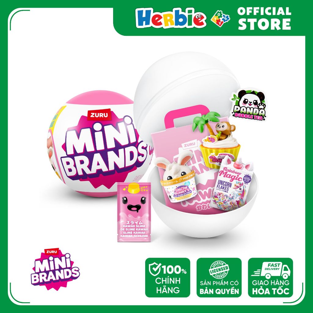 ZURU TOYS Mini Brands Kawaii 72624 ของเล่นสะสม - ของเล่น Herbie