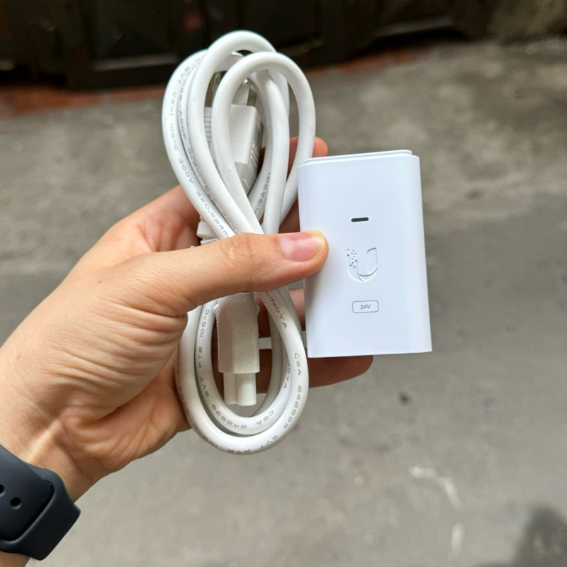 PoE Unifi Ubiquiti แหล่งจ่ายไฟ 24v 0.3A 12W สําหรับ UAP, AP LR, AC LITE, AC LR, NanoStation M2 M5...