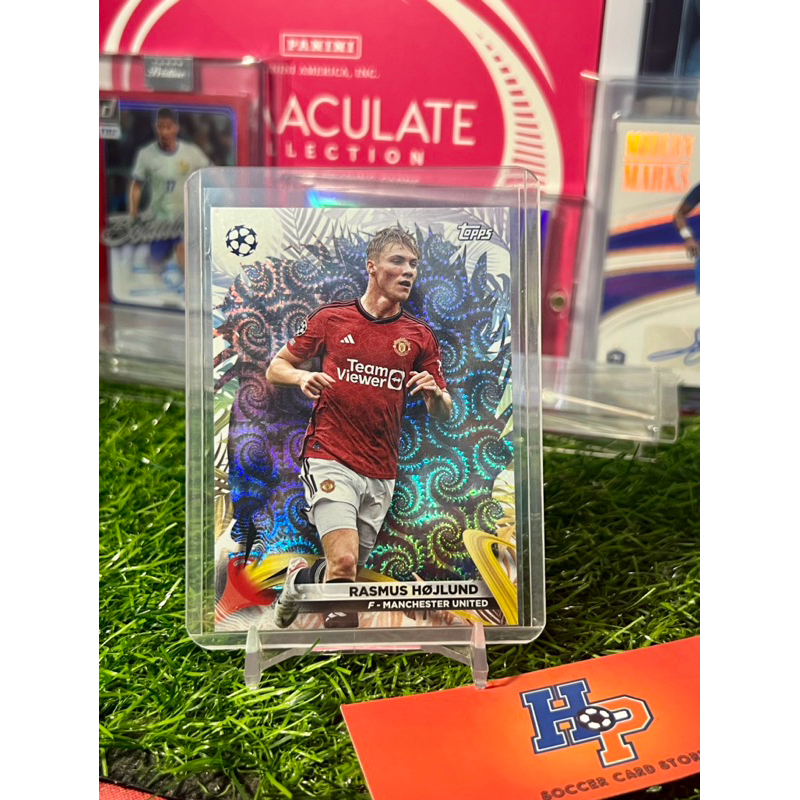 Rasmus Hojlund Topps Carnaval UCL 2023/24 การ์ดฟุตบอล