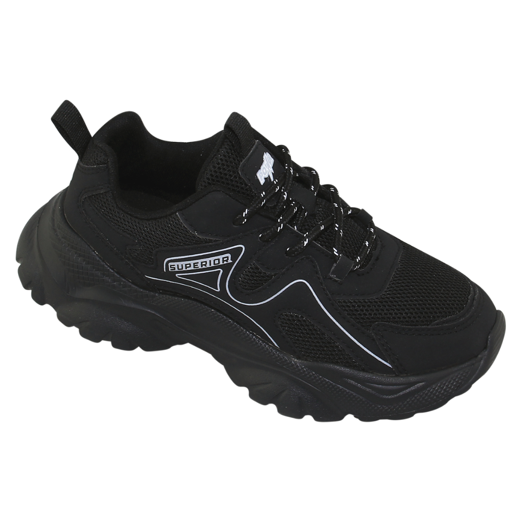 รองเท้าผ้าใบเด็กชายและเด็กหญิง Bitas ZGOK.01 (ดํา+ชมพู+ขาว)