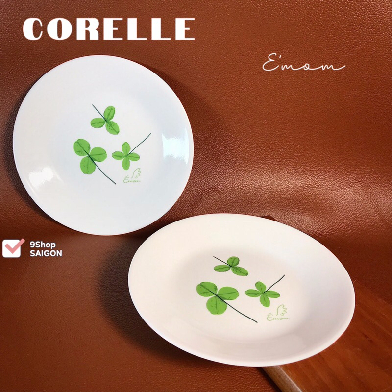 Corelle USA - Emom - Combo of 02 17cm Shallow Plates Thank You Mom