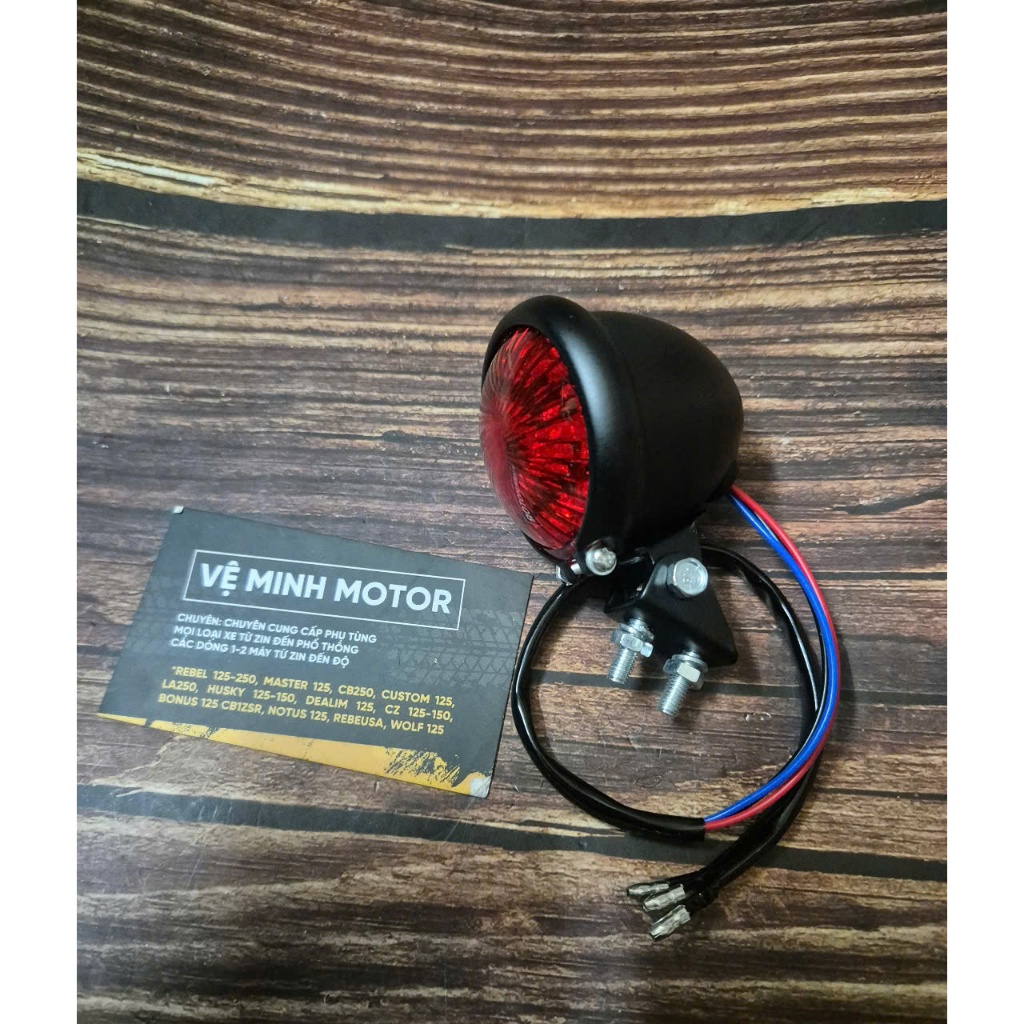 Cafe racer ไฟท้ายยืดหยุ่น Bobber หลอดไฟ Led โลหะ