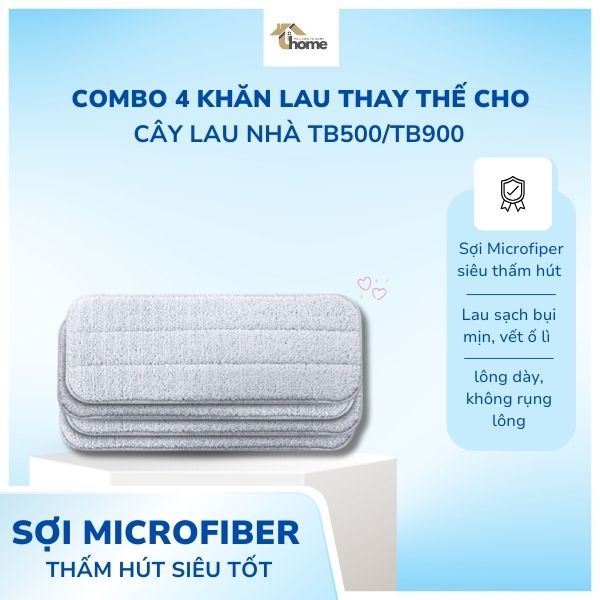 ผ้าทําความสะอาดทดแทนสําหรับม็อบ Xiaomi Deerma TB500 TB900