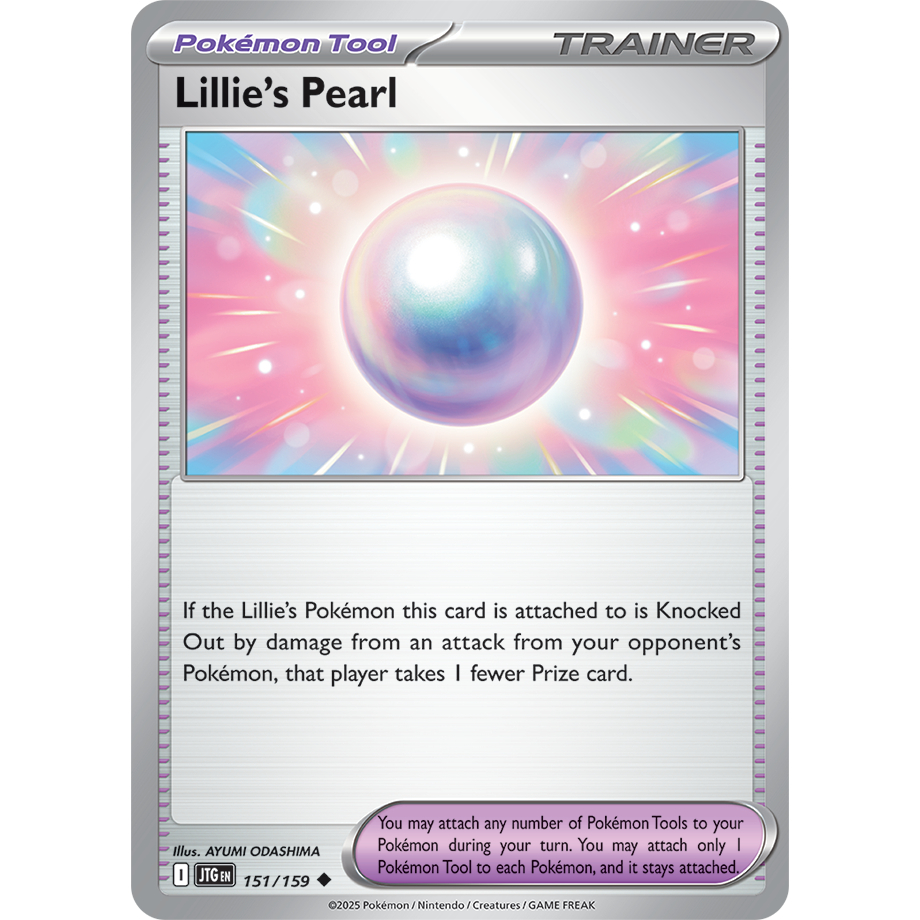 [KW2 Pokemon] [EN] การ์ดไข่มุกของ Lillie - 151/159 - Uncommon Reverse Holo - JTGEN