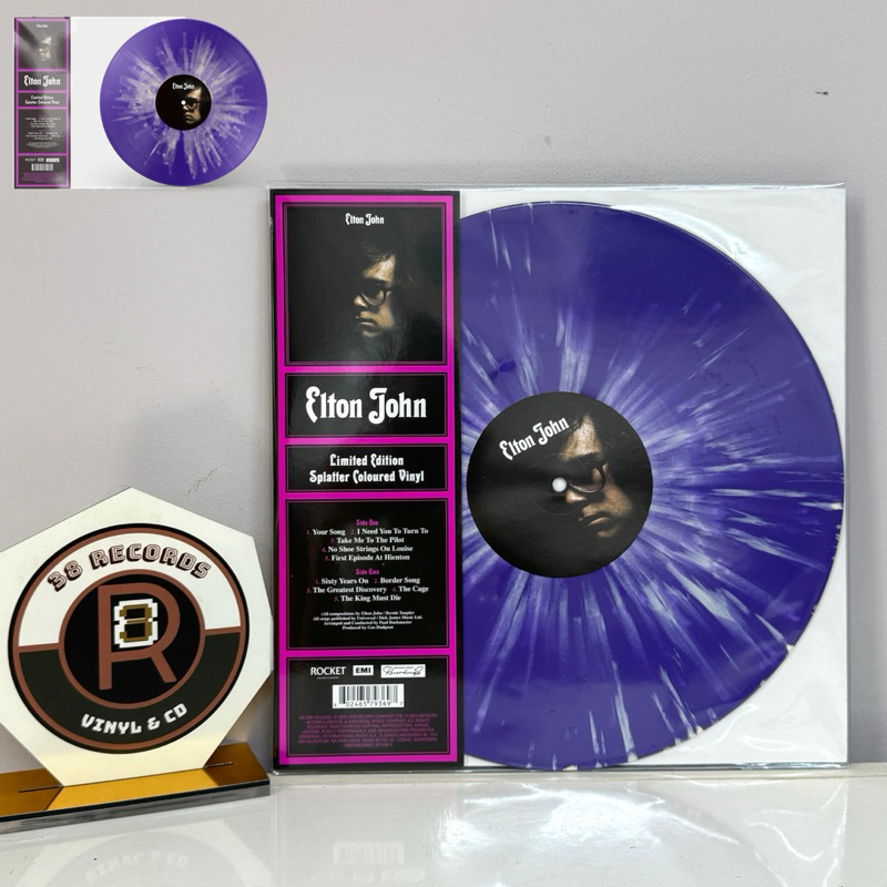 แผ่นเสียง Elton John - Elton John - Limited Edition Violet Splatter Vinyl LP