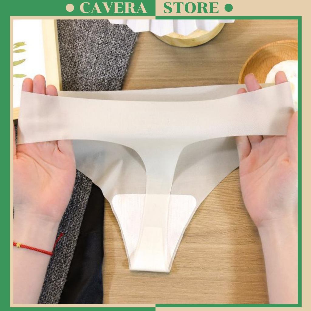 Combo 6 กางเกงชั้นในสตรี Soft Slit ไม่มีขอบ, Pantyhose ไร้รอยต่อพร้อมก้นกาว CAVERA L.617