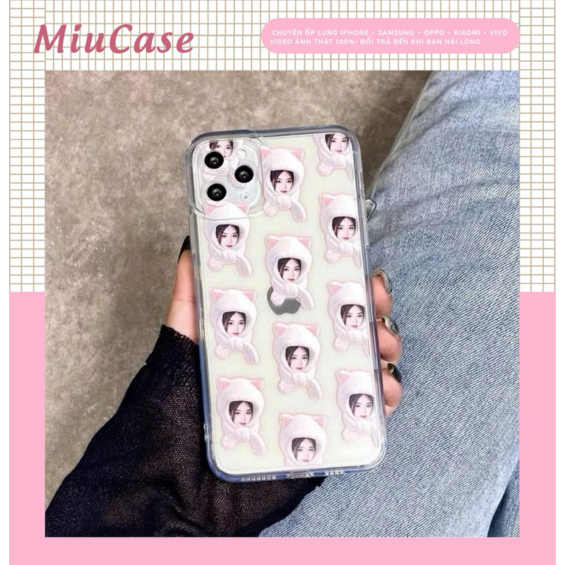 Yc002 เคส iPhone พร้อม Face พิมพ์บนการป้องกันกล้อง Demand White Bear - iP 6/6s/7/8/Plus/X/XS/11/12/1