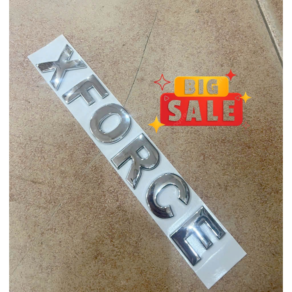 Xforce Braille Letters Mitsubitshi Xforce 2022 2023 2024 2025 Innox Lettering - Xforce Lettering Sta