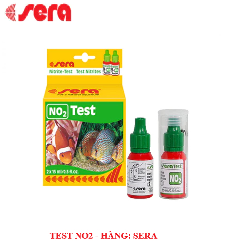 ชุดทดสอบ Sera NO2 รุ่น:Test NO2 Sera แบรนด์: Sera รวมหลอดควอตซ์ 15ml 2 หลอด