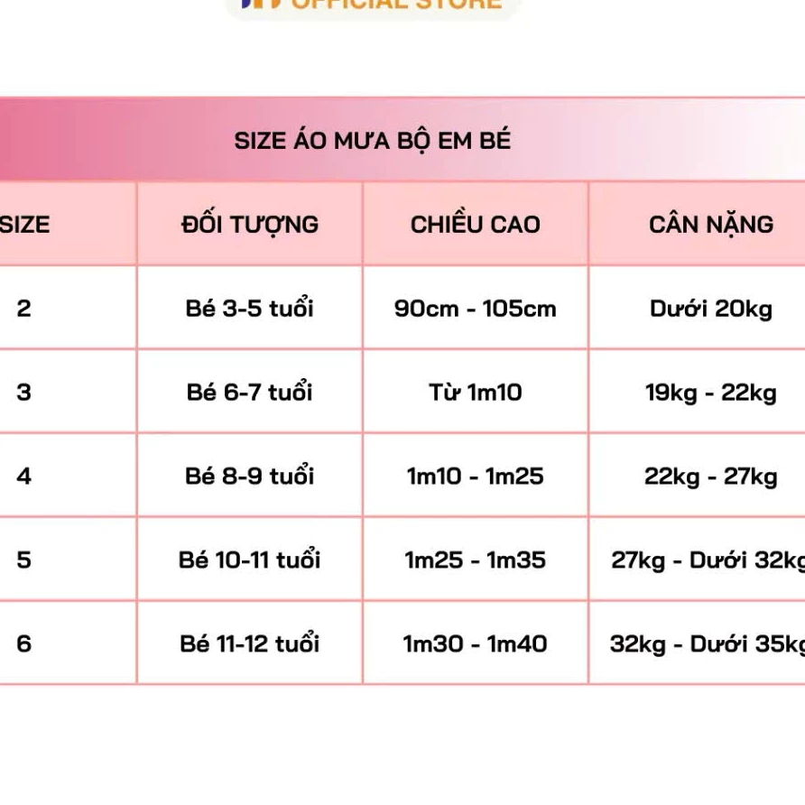 ชุดเสื้อกันฝนเด็ก SOUTHERN สำหรับเด็กอายุ 3-12 ปี thumbnail 3